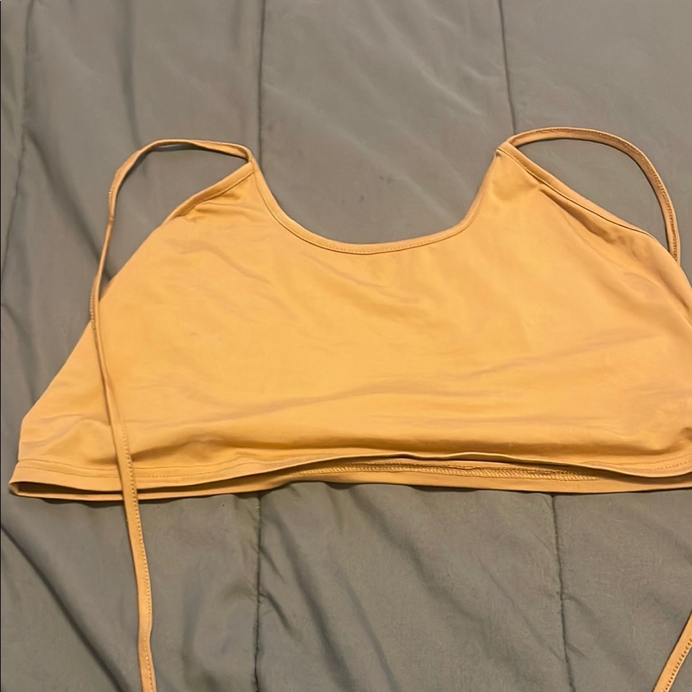 Yellow Crop Top